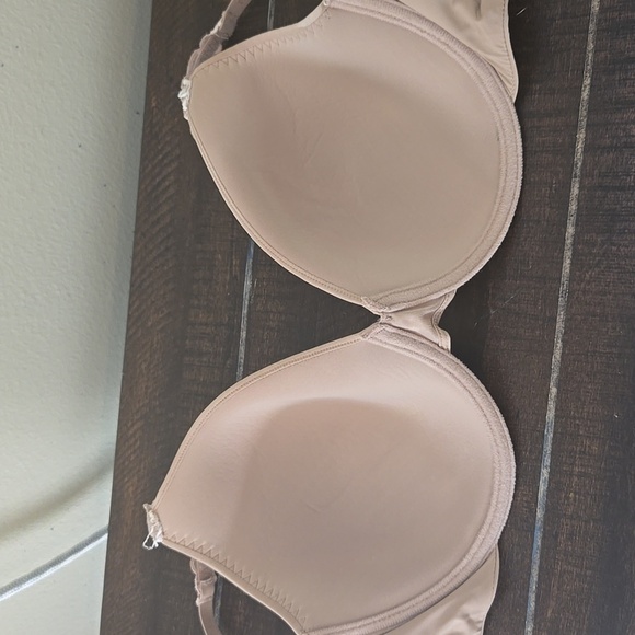 Natori Beige/Cream Pure Luxe Full Fit Contour Underwire Bra Size 34DD - Picture 6 of 9